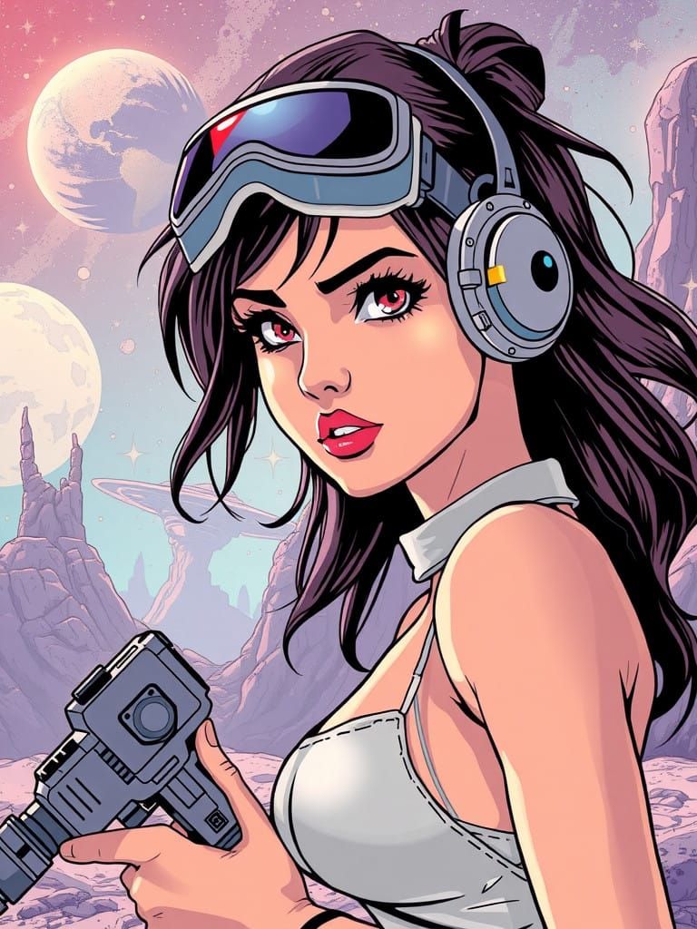 Galactic Goddess Unveils Mysterious Alien World