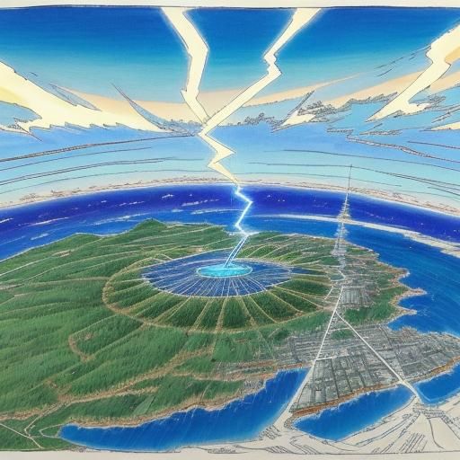 Lightning Strike: Anime Style Earth Day Celebration