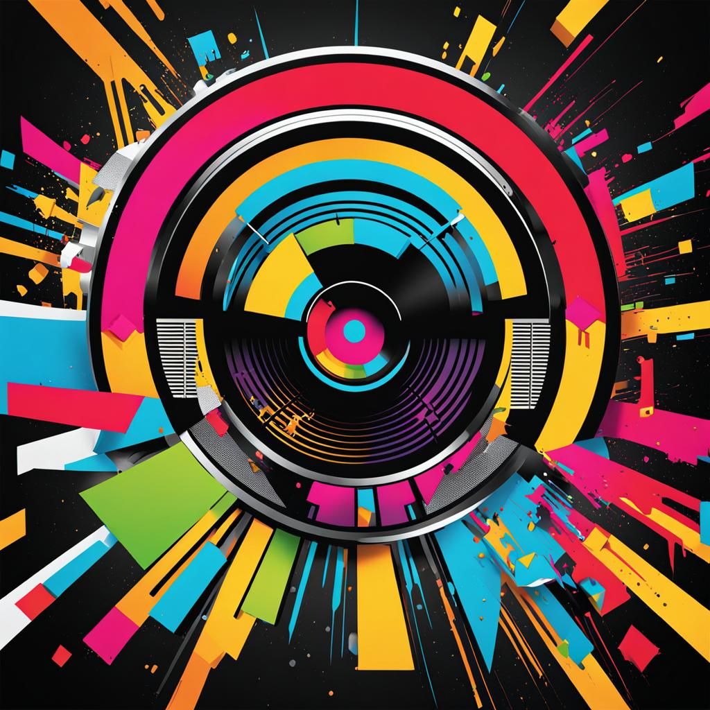 Radio 13 Graffiti Logo in Pop Art Style