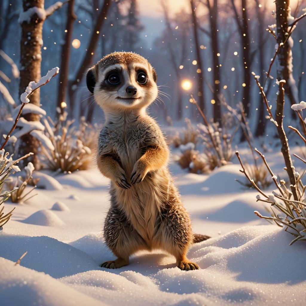 Meerkat wants to join in the fun!