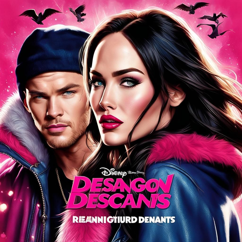 Megan Fox and Channing Tatum in Disney Movie Poster