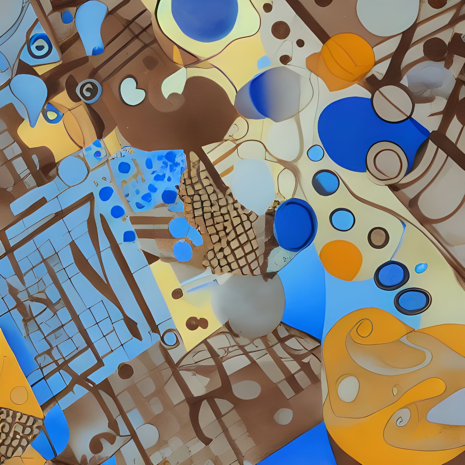 Abstract Pop Art Movie Poster for Math Comedy