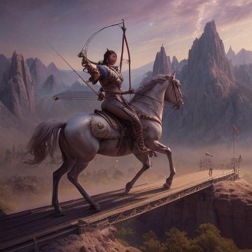 Sagittarius the Archer: Fantasy Concept Art