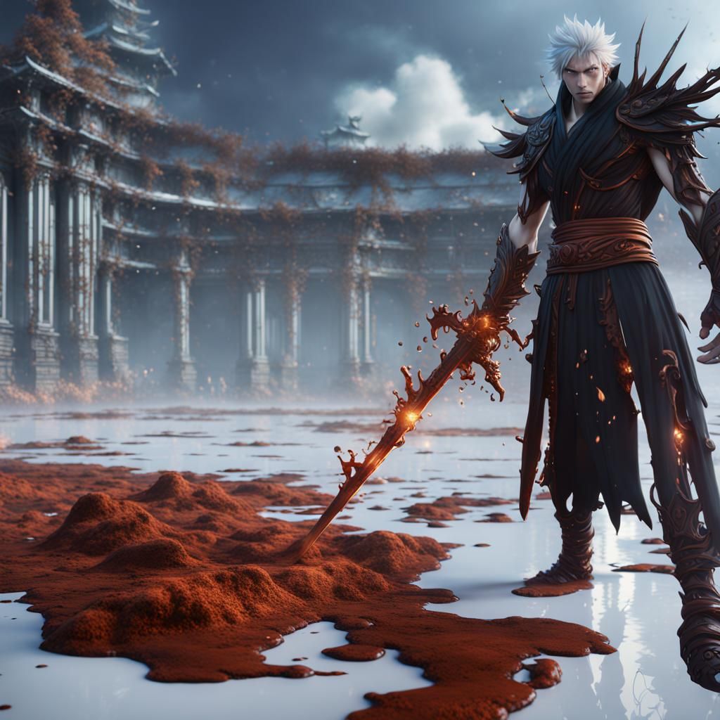 Fantastical Abstract Design in Deep Color