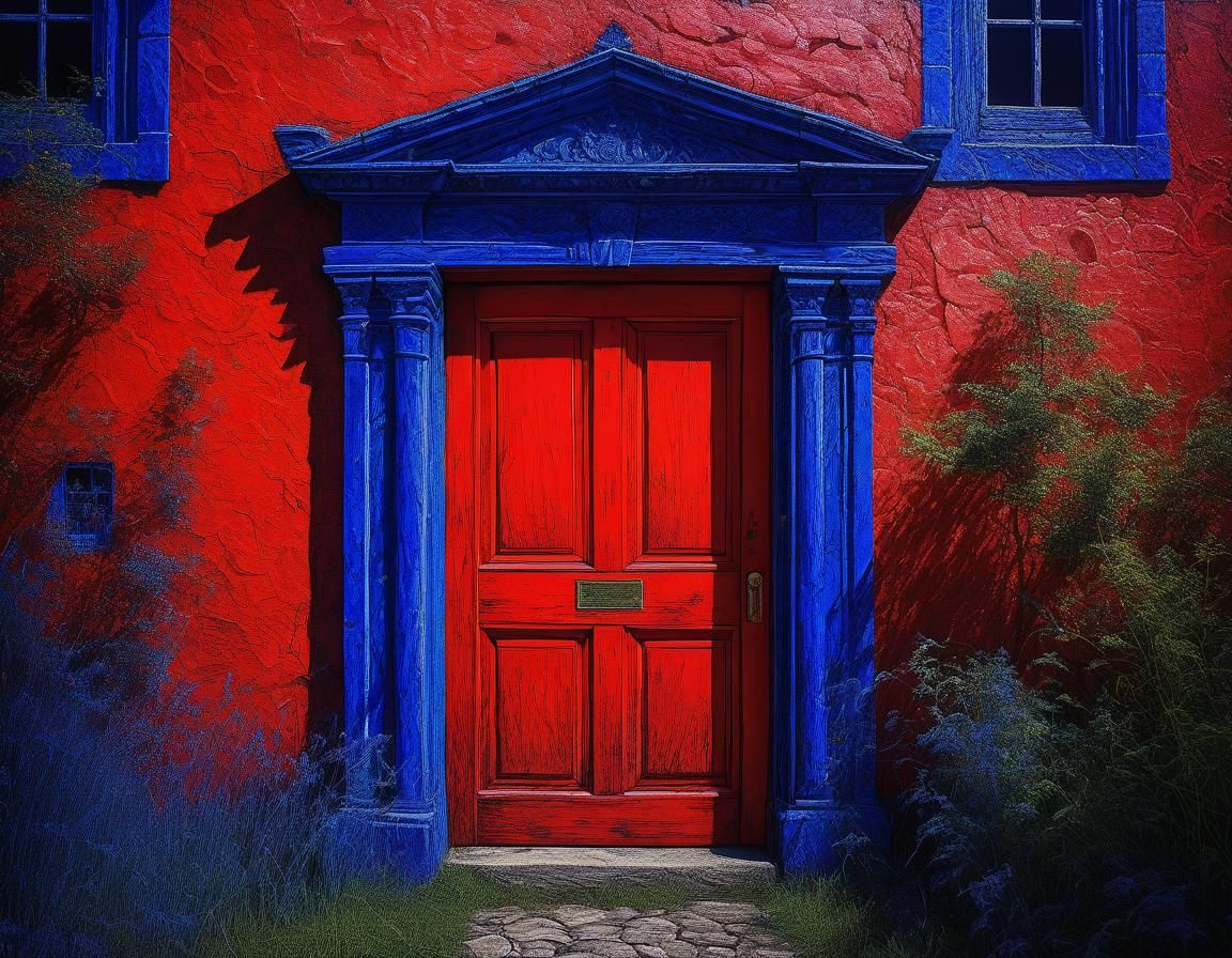 Ethereal Art: Behind the Magical Red Door