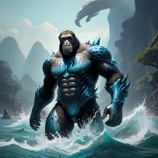 Wavetide: Evolving Water Ape Concept Art