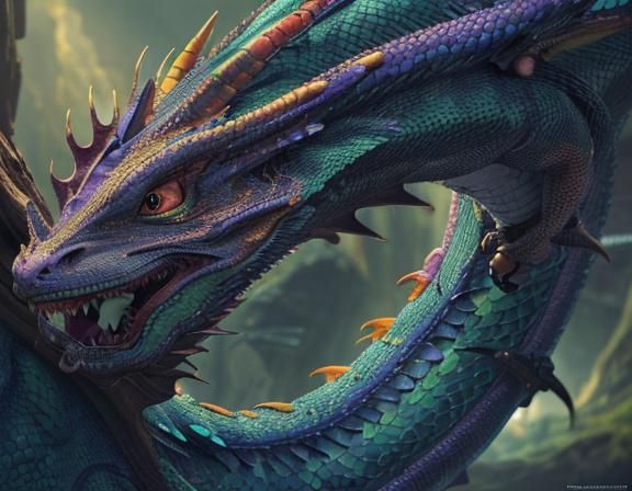 Chinese Dragon Annoyed