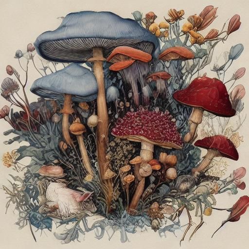 Assyrian Sphinx with Lion Body and Wings