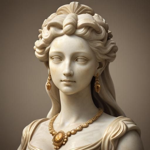 Both arms are broken off at the shoulders. The Venus de Milo...