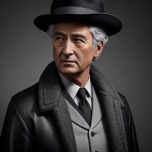 Portrait of an Old Grey Mayor