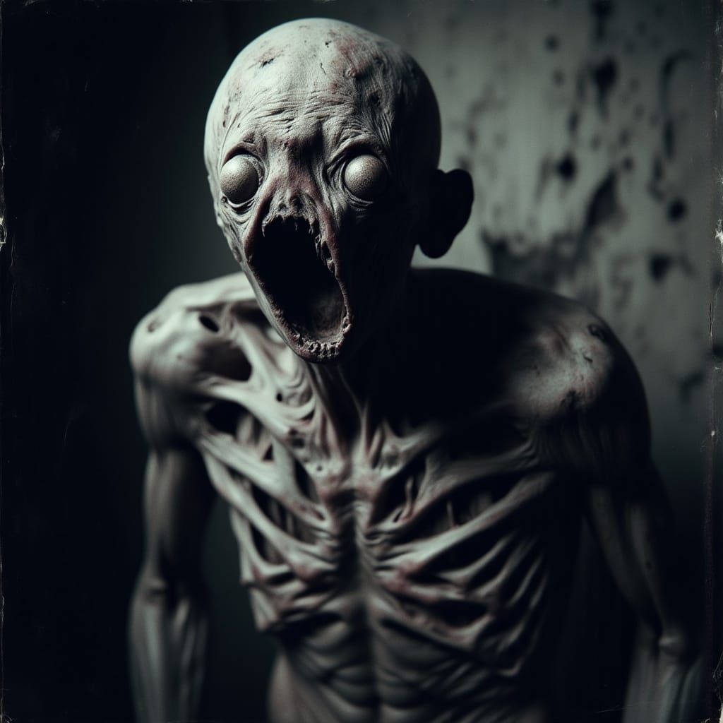 <lora:Morbid:1.0> Man with a disfigured and deformed