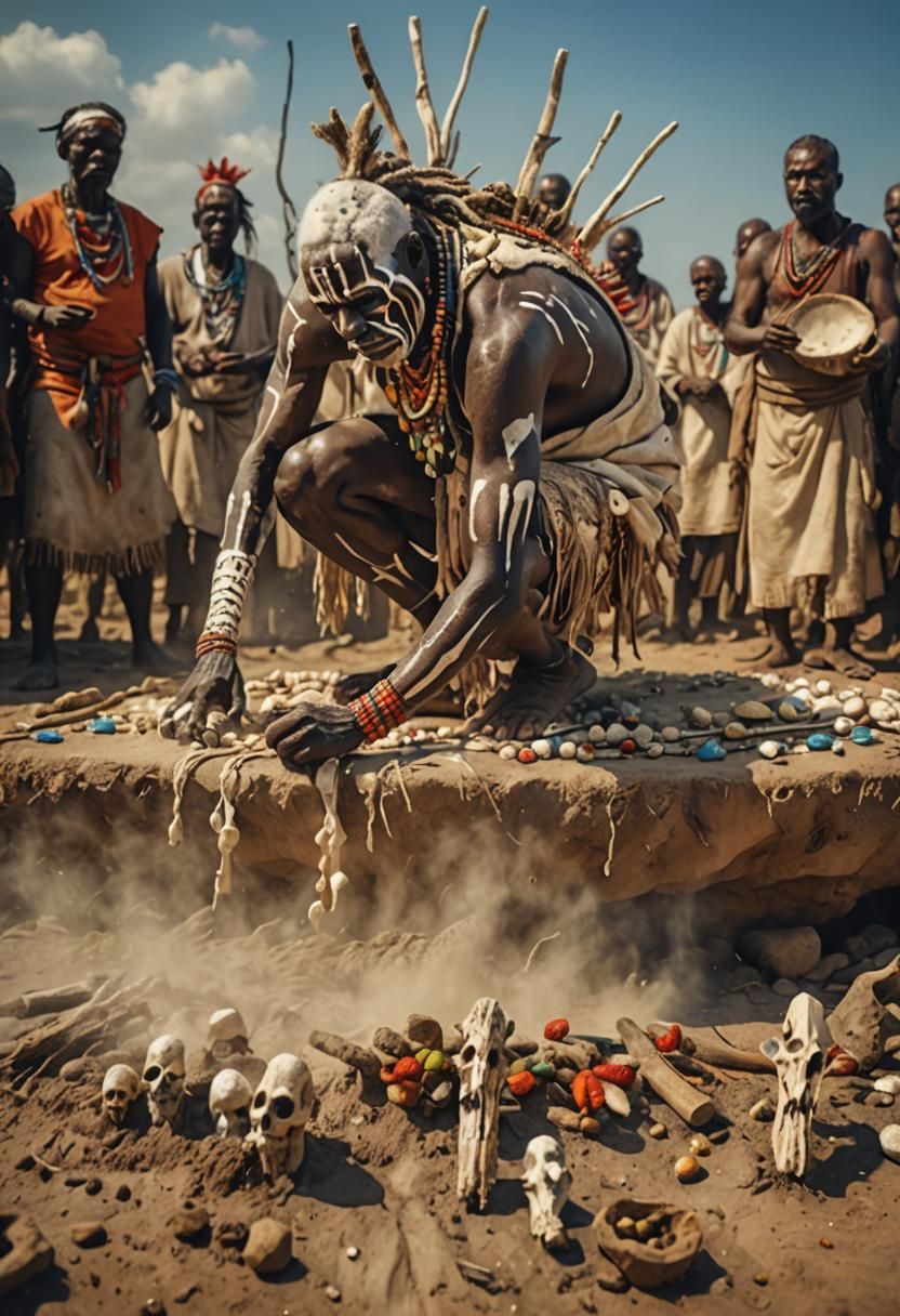 Africa Voodoo ritual