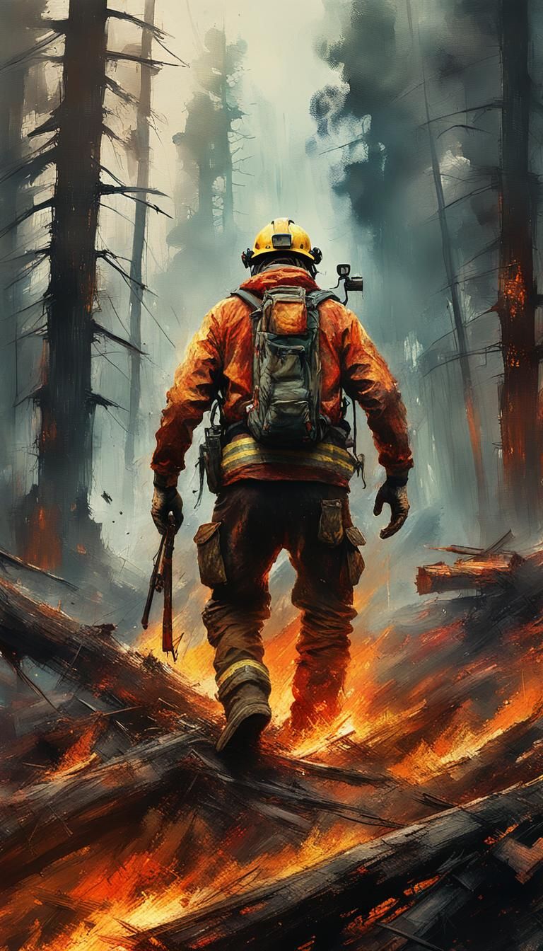 Walking through fire