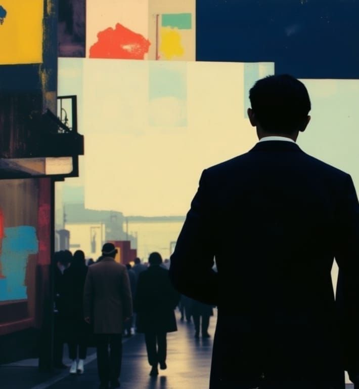 City Street Lights Soft Focus Photography