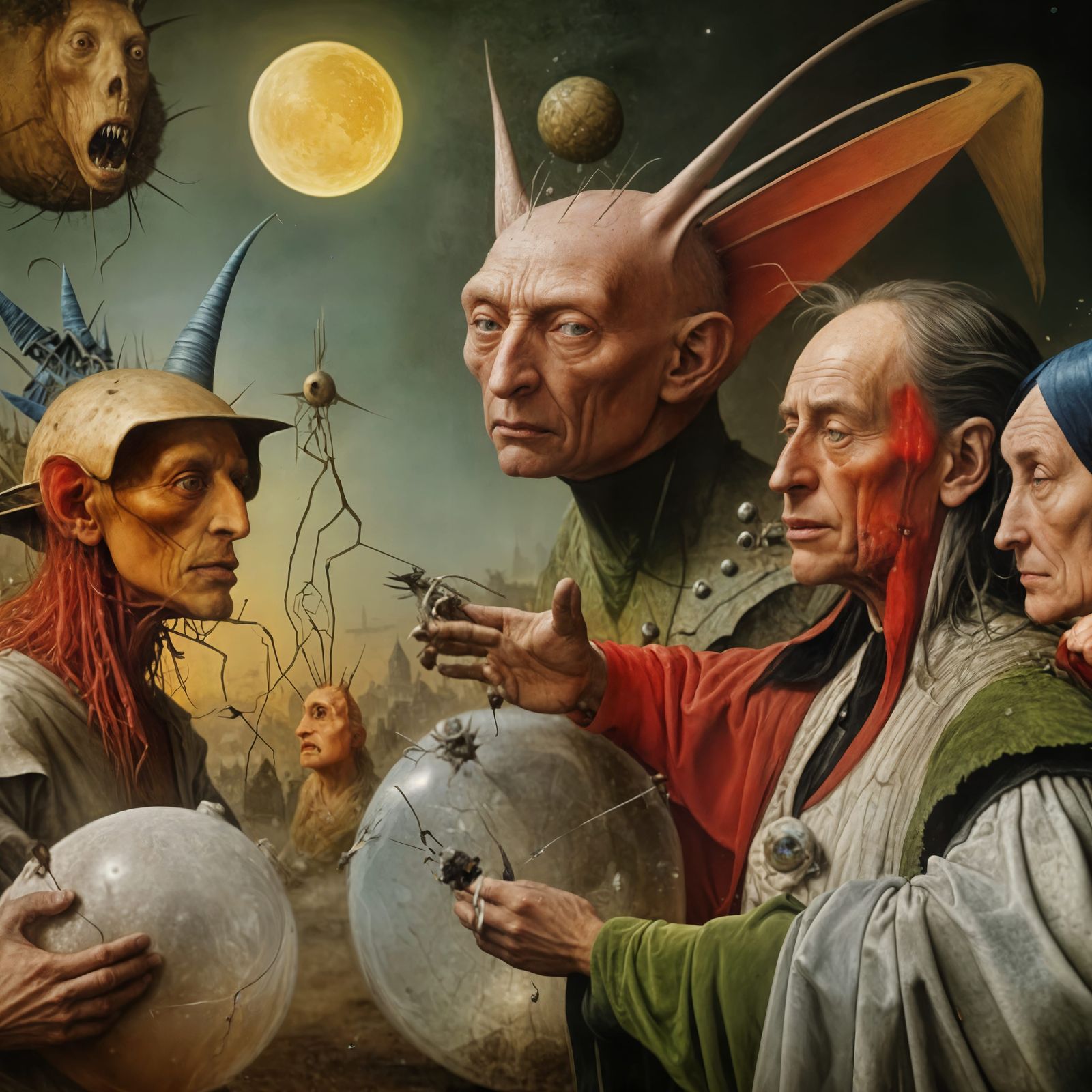 A priest offers a man the only approved (by the president (T...