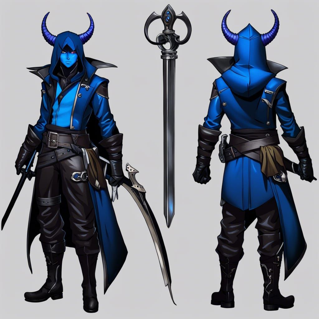Tiefling, Rogue concept art