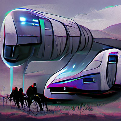 Futuristic High-Speed Train Concept
