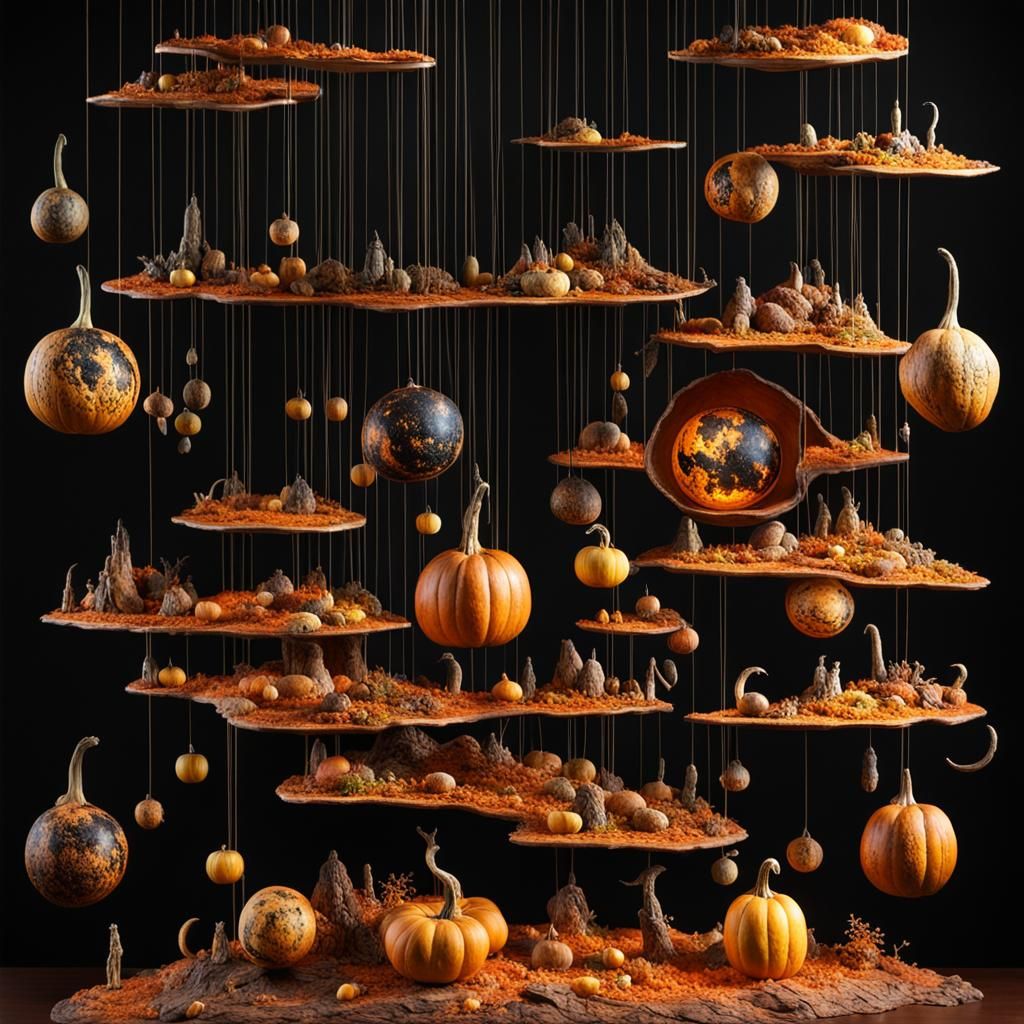 Hyperrealistic Autumn Dreamscape