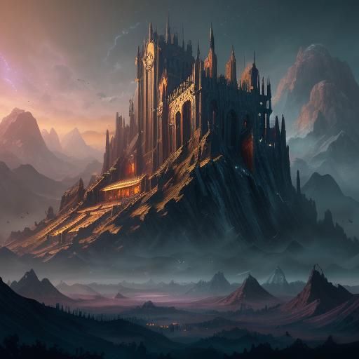 Radio Broadcaster Recording in Studio: Detailed Matte Painti...