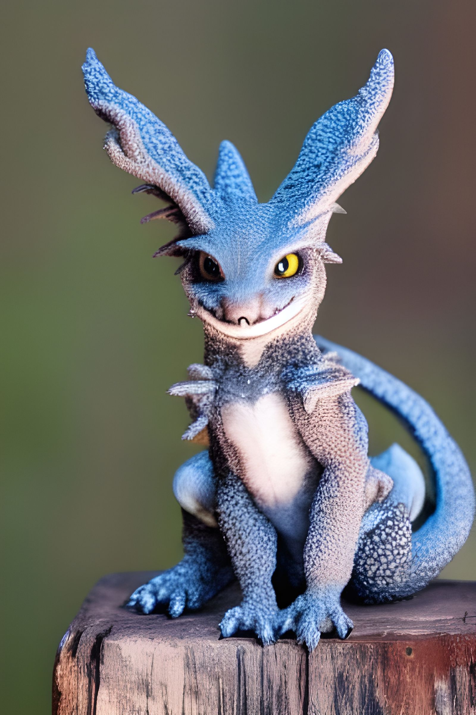 Baby Dragon-Spriggan Hybrid Portrait