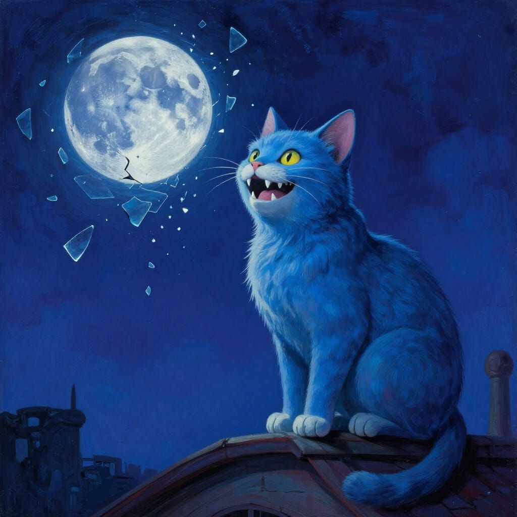 Watching the Moon Shatter