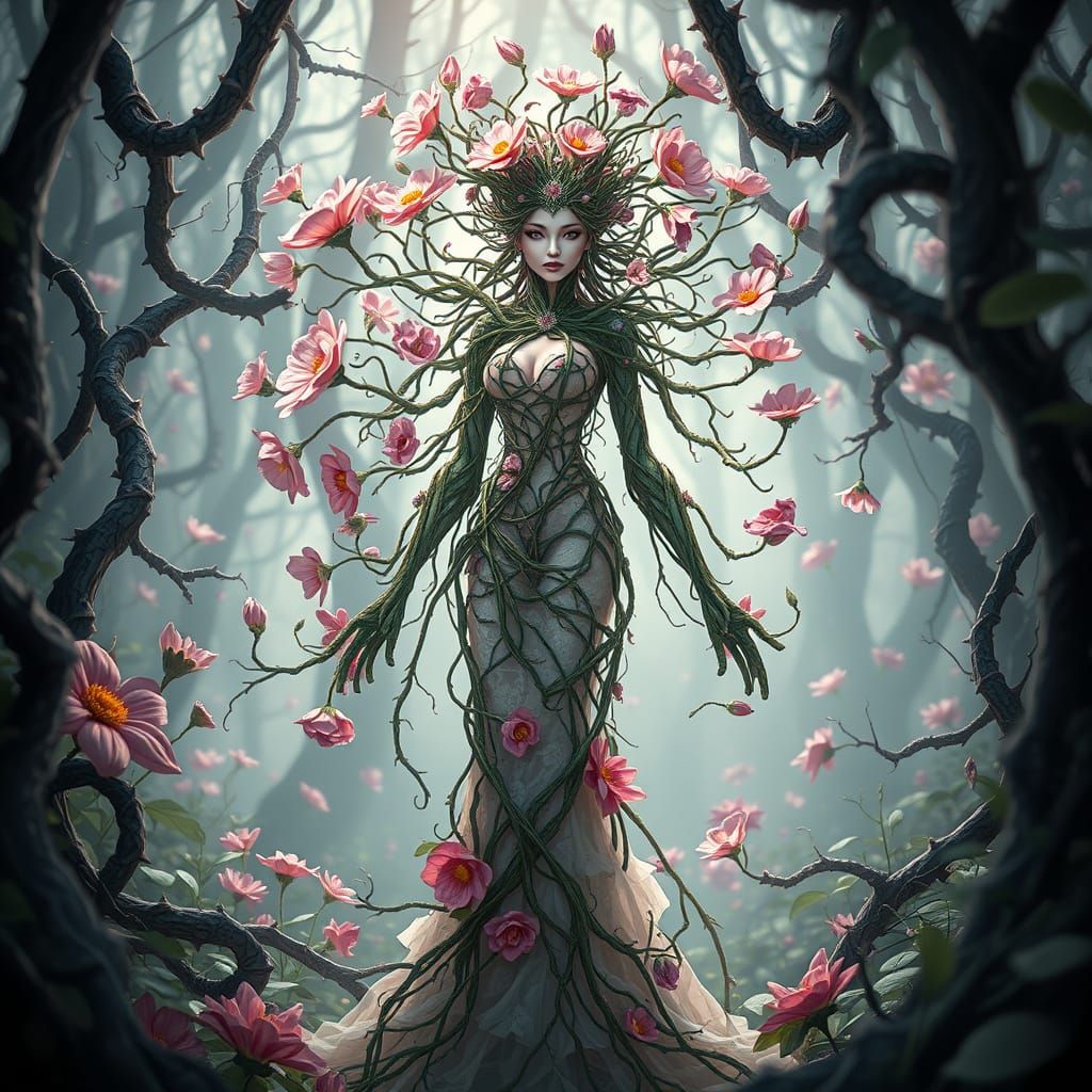 The Bloom: Supervillain of Twisted Forest, in Ethereal Style