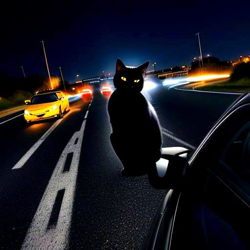 Black Cat Crossing: Superstition and Near Miss