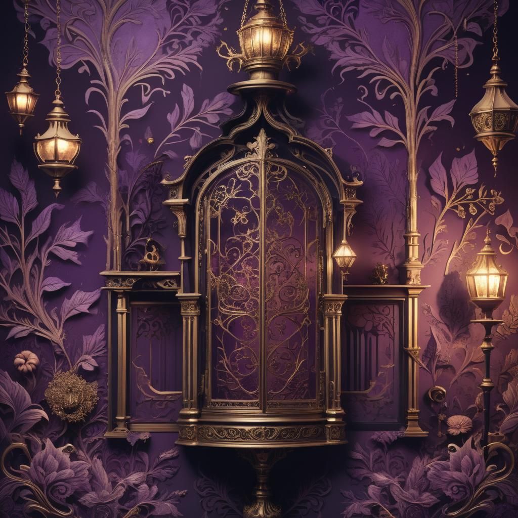 Eerie Victorian Fairytale in Surrealist Style