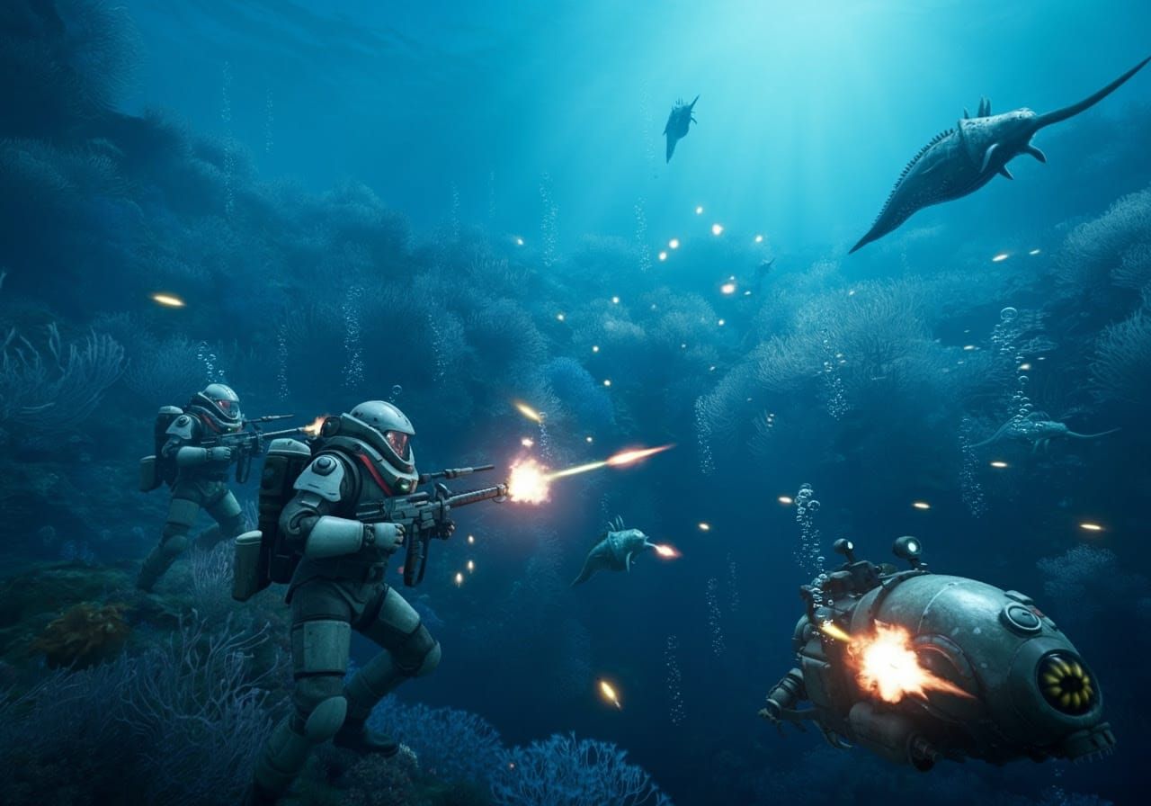 Spirioffom Tardimorph Attack Force vs Submarine Plantalien S...