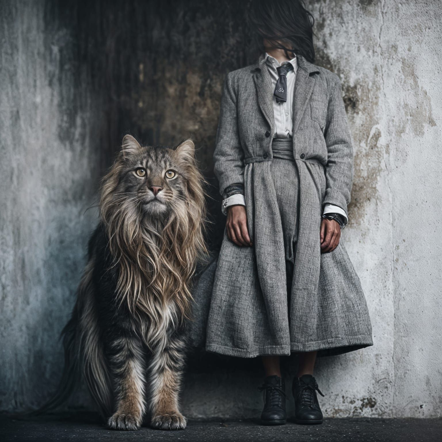 Detailed Close-Up Portrait in Photographic Style