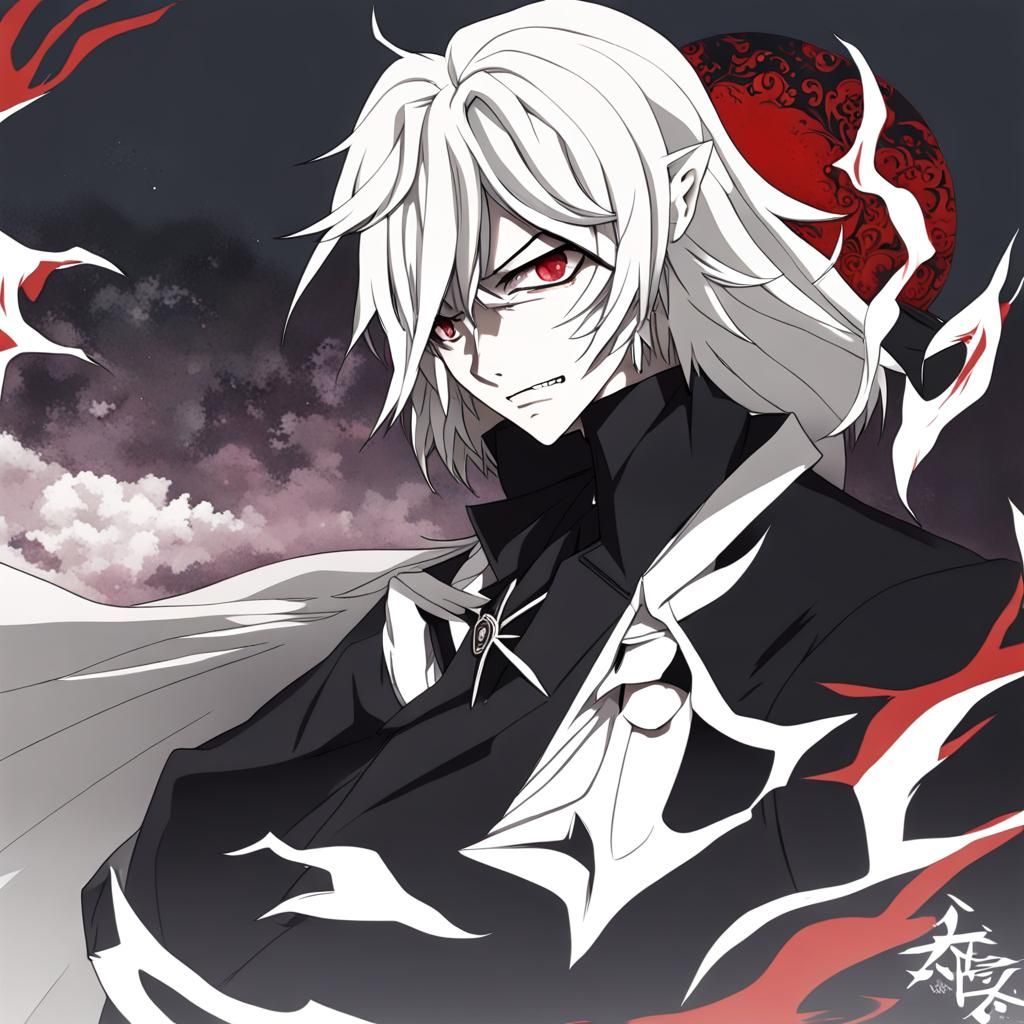 Anime Style Alastor Character Key Visual