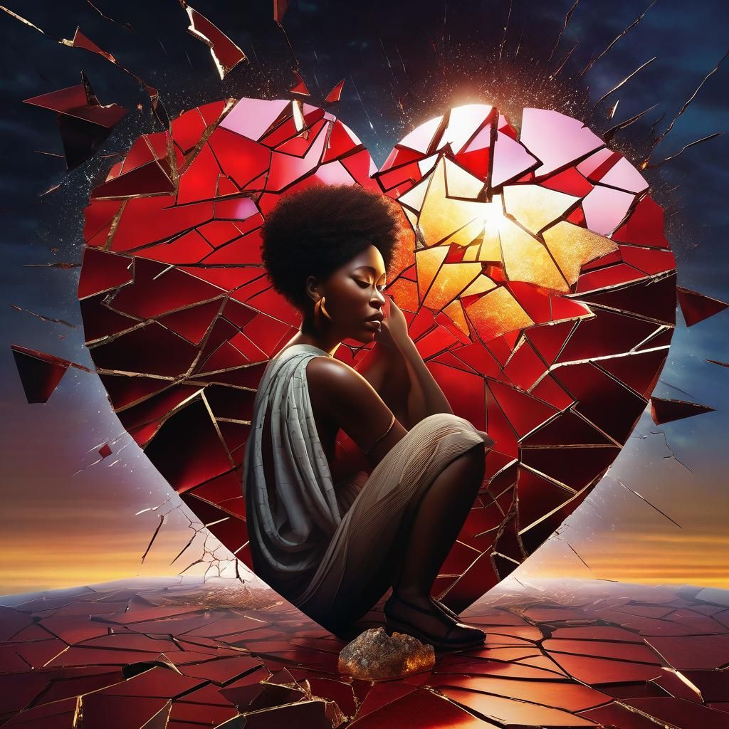 Rebirth: Nonbinary Person Emerges from Broken Heart