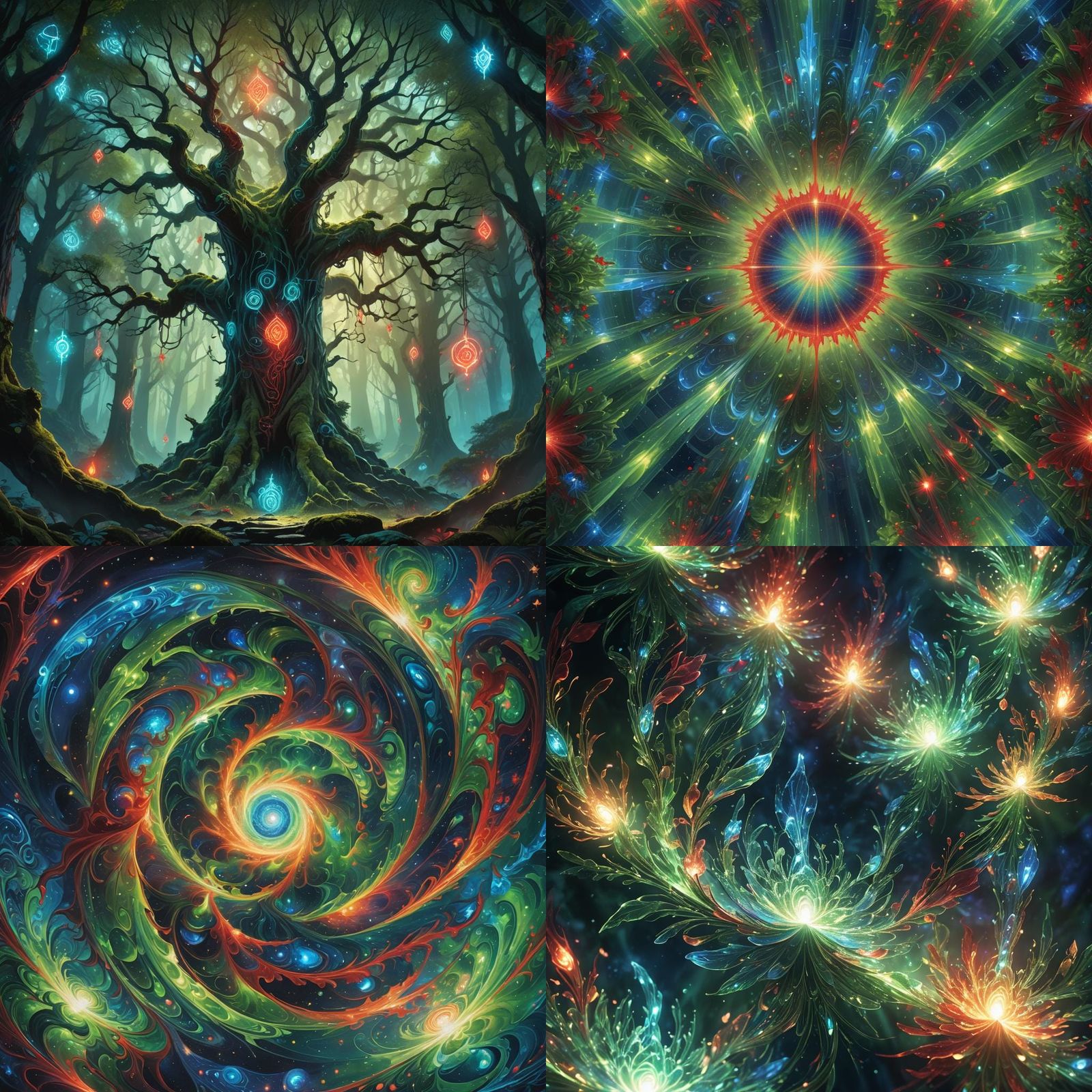 Mana Confluence Aura: Detailed Fantasy Art