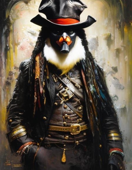 Hannibal Lecter Penguin Pirate