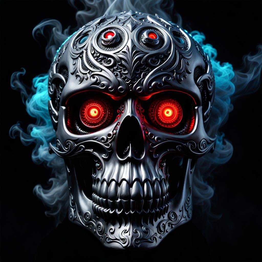 Eldritch Zombiecore Skull of Smoke
