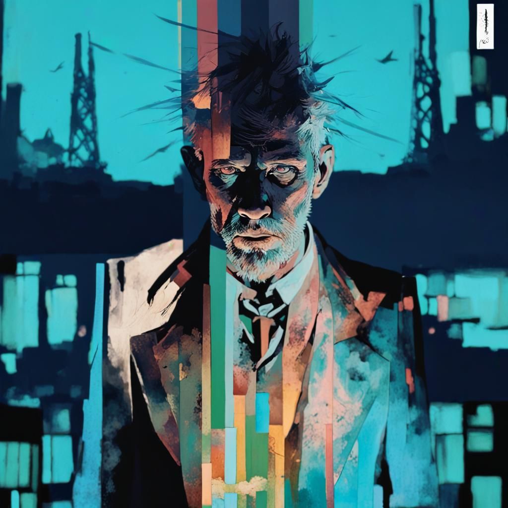 Masculine Sorcery in Dreamlike Hyperrealistic Style