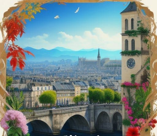 Life's Simple Joys in Whimsical Cartoon Style