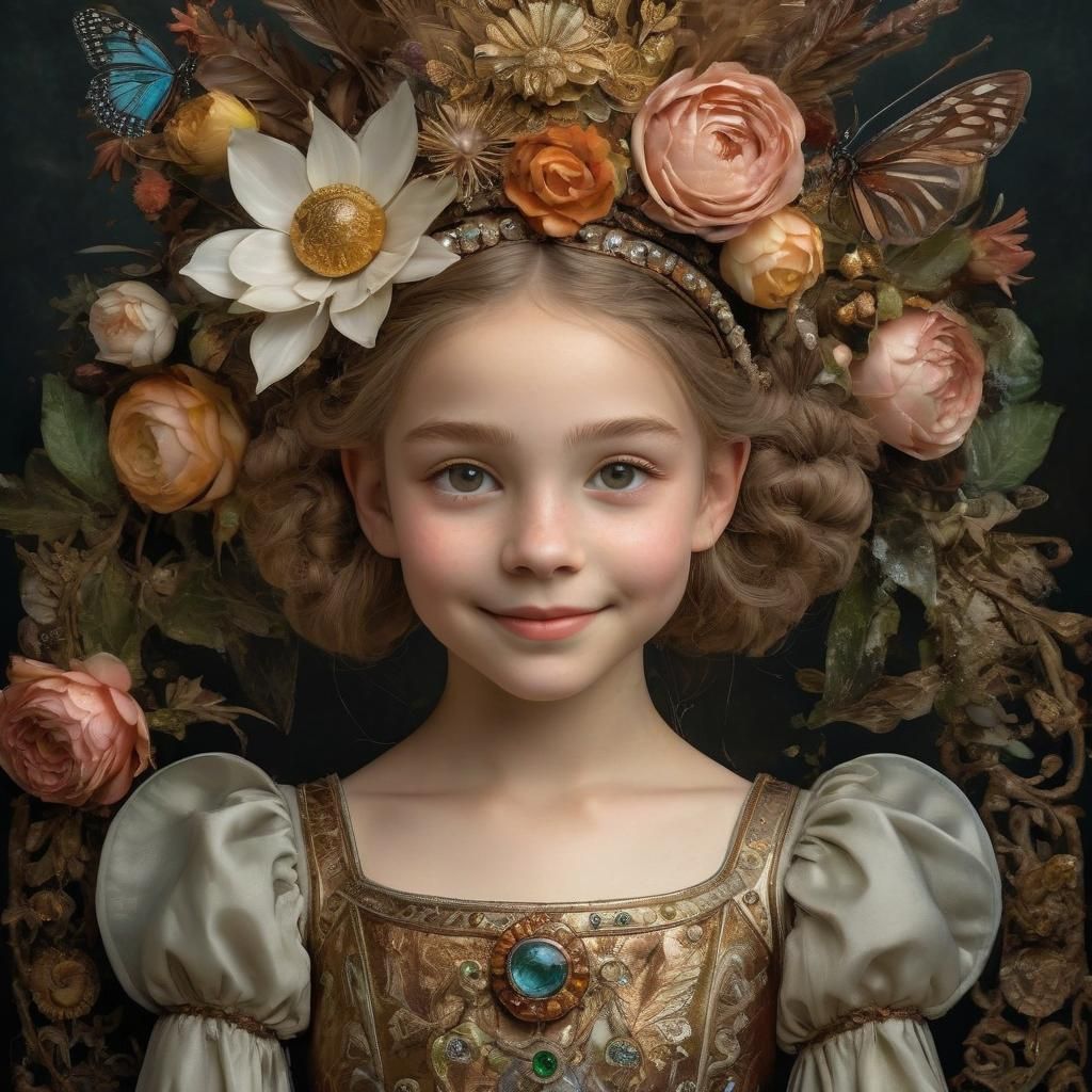 A Nature Spirit in Renaissance Attire