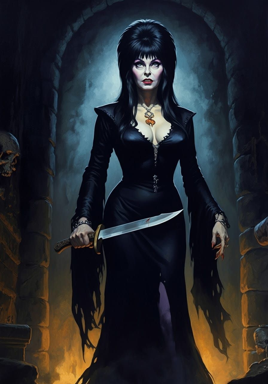 Elvira Mistress of the Dark: Impressionistic Dungeon Horror