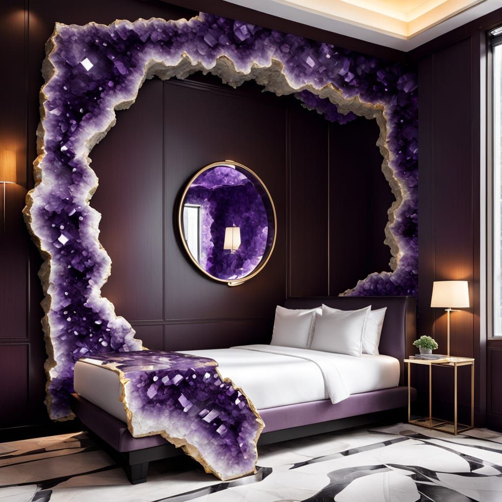 Amethyst Geode Interior Design