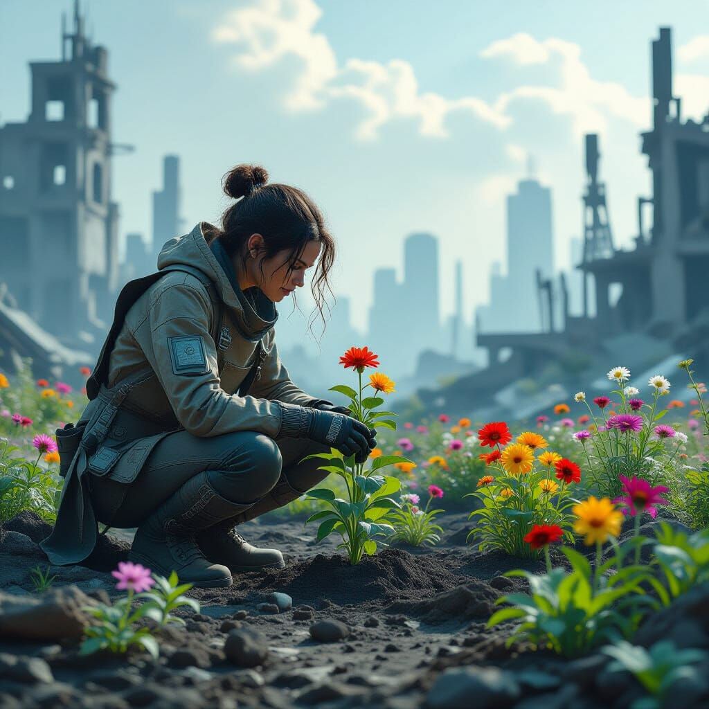 Botanist's Hope: Hidden Garden in Post-Apocalyptic World