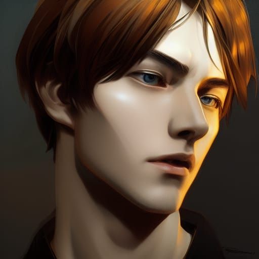 Light Yagami Portrait in Artgerm Style
