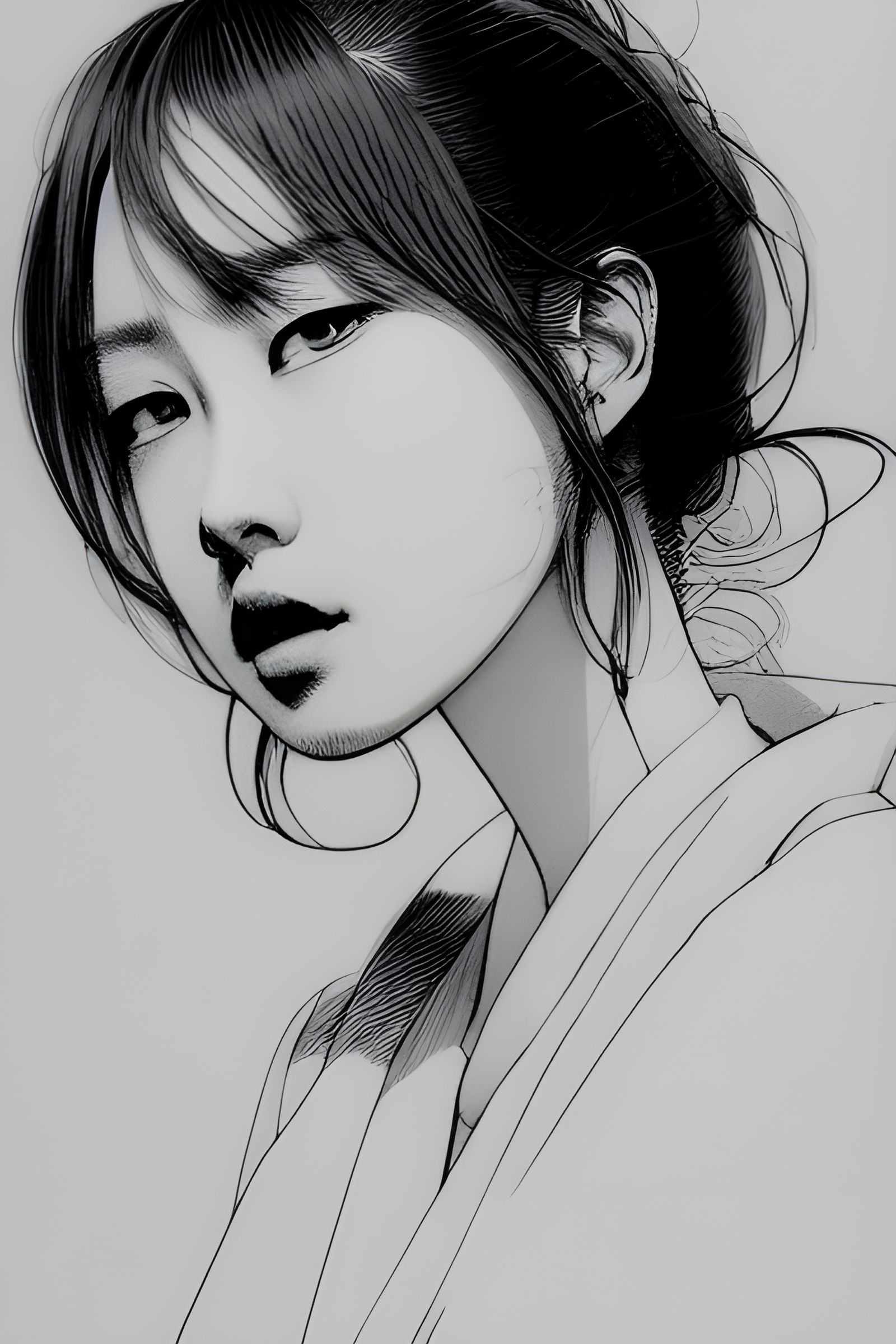 Hyperdetailed Digital Portrait in Romantic Style