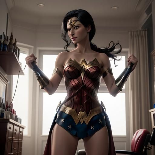 Wonder Woman's Unexpected Salon Visit: Bald Transformation