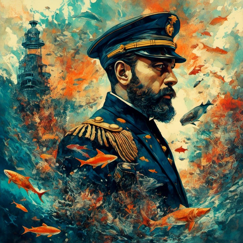 Hypermaximalist Double Exposure Portrait Collage Art