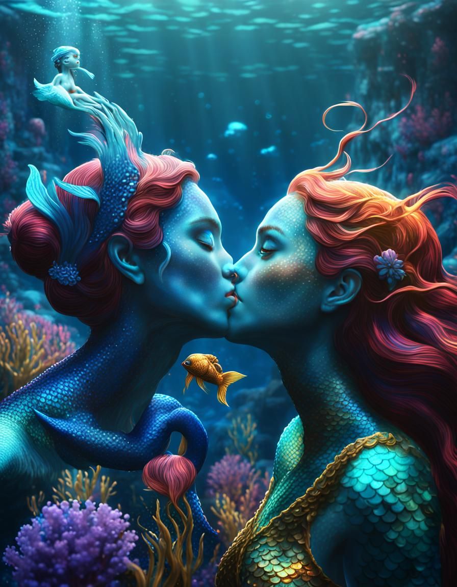 Mermaids' kiss