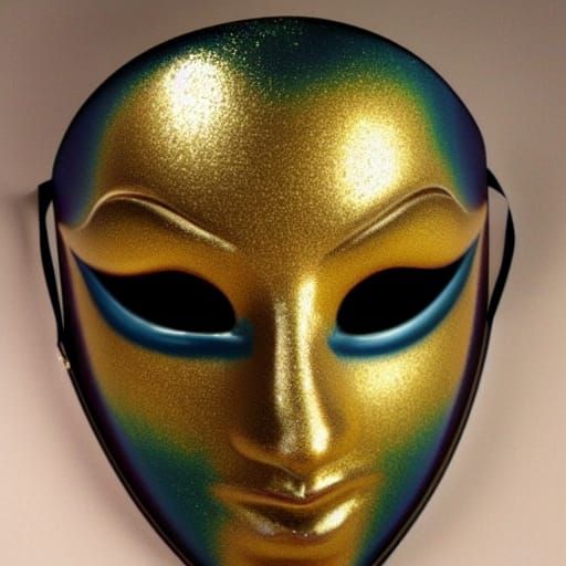 Kintsugi Mask "Mardi Gras" 3