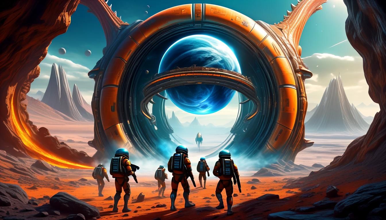 Sci-Fi Portal to Alien World: Space Opera Masterpiece