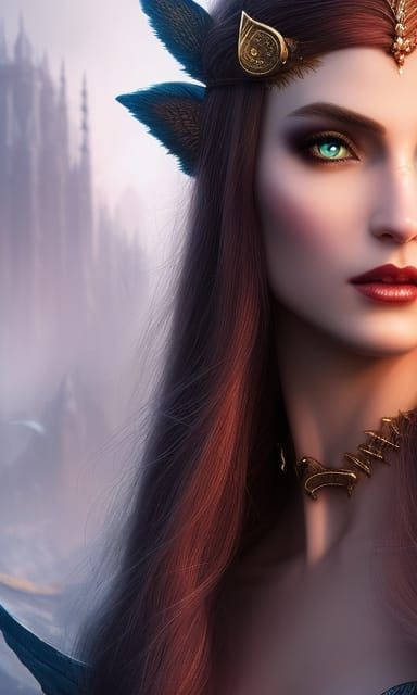 elf druid woman