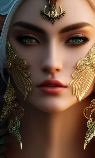 elf druid woman